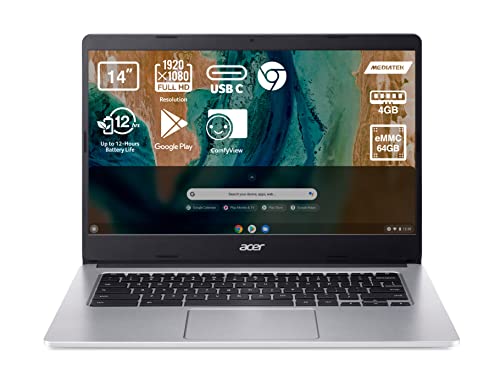 Imagen principal de Acer Chromebook 314 CB314-2H - Ordenador Portátil 14 Full HD, Laptop 