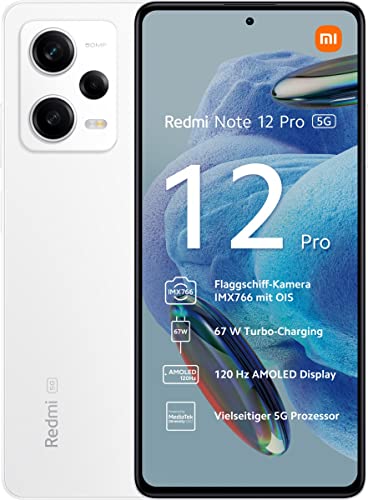 Imagen principal de Smartphone Xiaomi Redmi Note 12 Pro 8GB/ 128GB/ 6.67/ 5G/ Blanco Polar