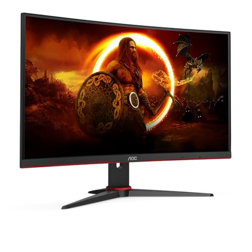 Imagen principal de AOC Monitor Gaming C24G2AE/BK- 24 Curved 1500R, Full HD, 165Hz, 1Ms, V