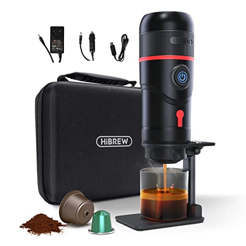 Imagen principal de HIBREW H4- Cafetera portátil para coche DC12 V, cafetera Expresso caf