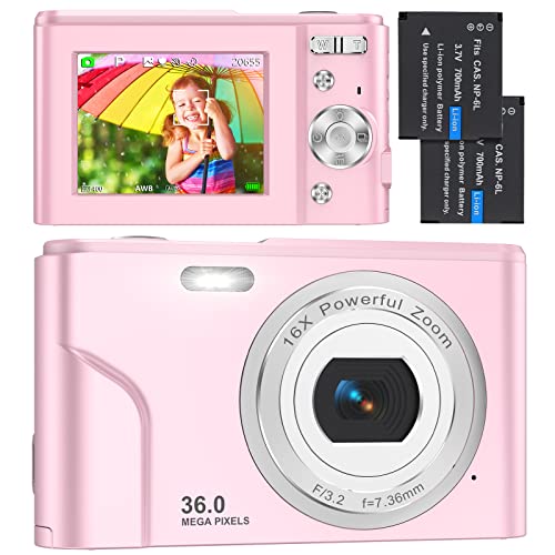 Imagen principal de Cámara Digital 4K, Cámara de Fotos con Enfoque Automático de 48MP 1