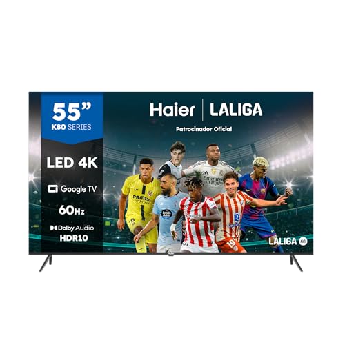 Imagen principal de Haier Direct LED 4K UHD H55K800UX - Smart TV 55, Google TV, Dolby Audi