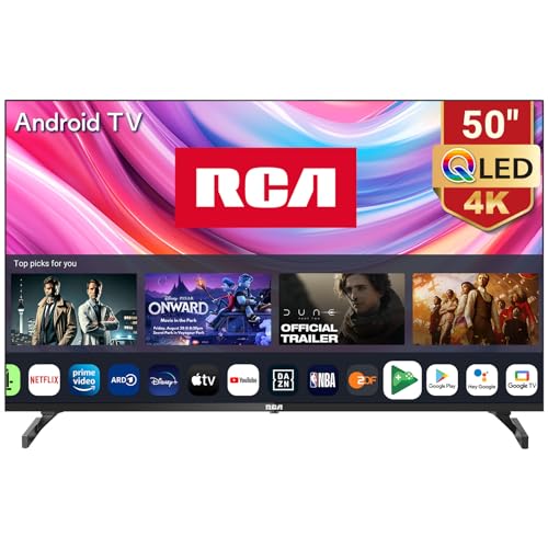 Imagen principal de RCA TV 50 Pulgadas QLED UHD 4K Smart Televisores Android HDR con Tecno