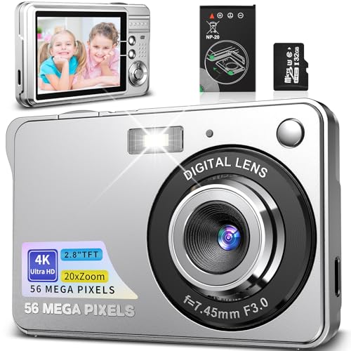 Imagen principal de Digitalkamera 56MP 4K HD Kompaktkamera 20X Digitalzoom