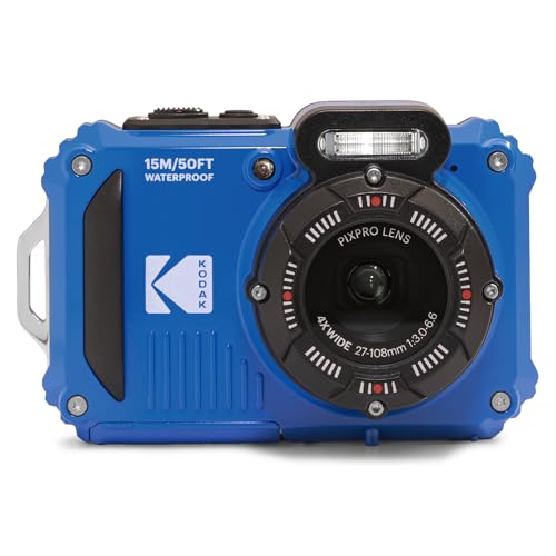 Imagen principal de KODAK PIXPRO WPZ2 Impermeable 16MP 4X Zoom Cámara Resistente - Azul