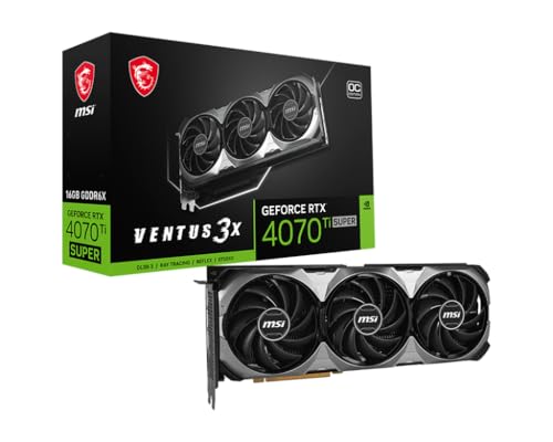 Imagen principal de MSI GeForce RTX 4070 Ti SUPER 16G VENTUS 3X OC - Tarjeta gráfica