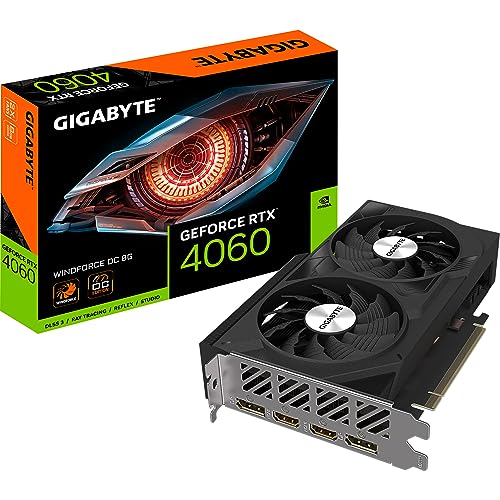 Imagen principal de Gigabyte NVIDIA GeForce RTX 4060 WINDFORCE OC Targeta gráfica - 8GB G
