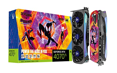 Imagen principal de ZOTAC GeForce RTX 4070 Ti AMP AIRO - Tarjeta gráfica de 12 GB, refrig