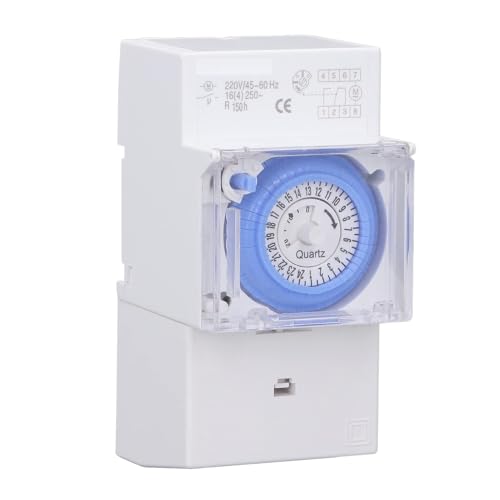 Imagen principal de Risegun Temporizador Analogico, Temporizador mecánico de 24 Horas, Re
