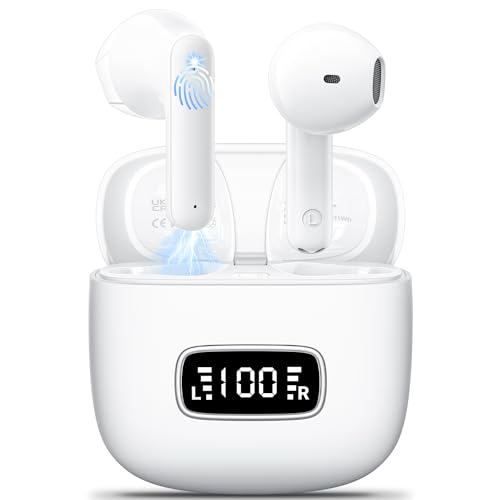 Imagen principal de Auriculares Inalámbricos Bluetooth 5.3, Auriculares Bluetooth HiFi Es