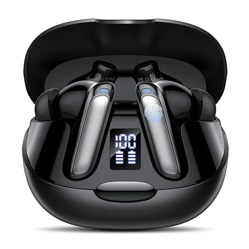 Imagen principal de SKIUDCT Auriculares Inalámbricos Bluetooth, Auriculares Bluetooth 5.3