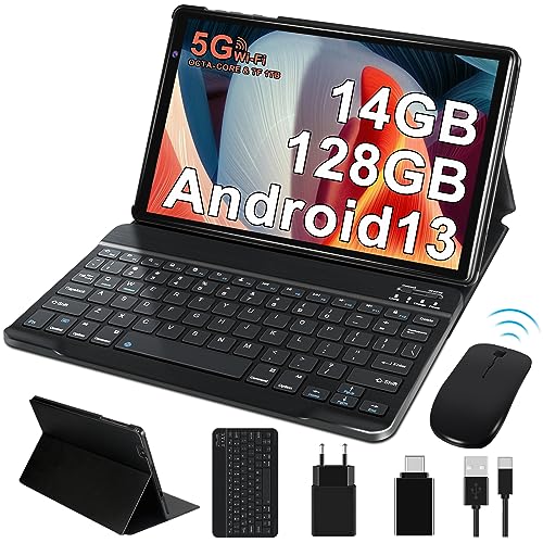 Imagen principal de FACETEL Q3 Tablet 10 Pulgadas Android 12, Octa-Core 4GB RAM 64GB ROM(1