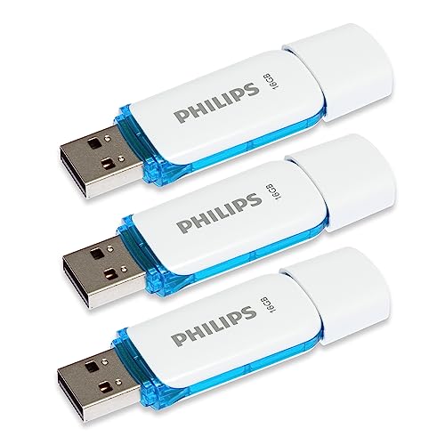 Imagen principal de Philips Memoria USB de 16 GB, Paquete de 3 Unidades