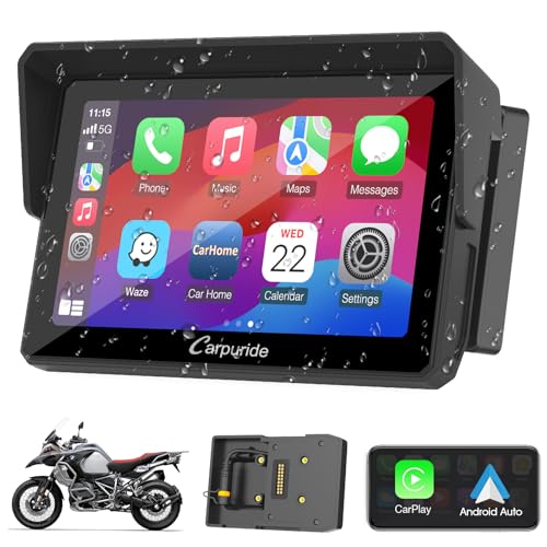 Imagen principal de 2024 Carpuride W502B Pantalla Carplay para BMW Motocicleta R1200GS R12