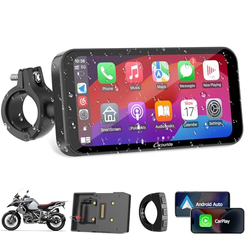 Imagen principal de Carpuride W603B para BMW R1200GS R1250GS S1000XR Pantalla Carplay para