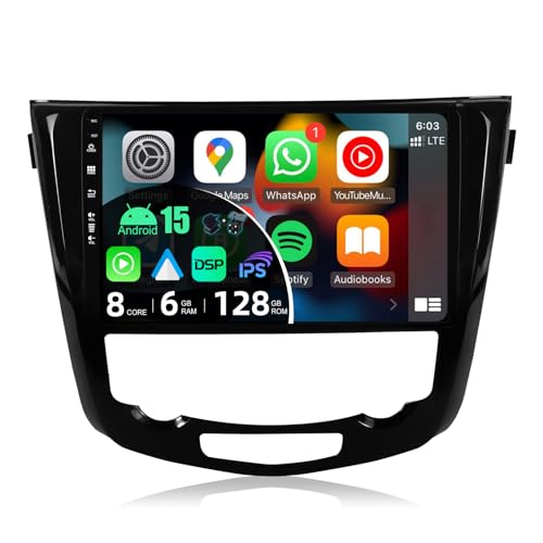 Imagen principal de BXLIYER - 6G+128G - Android 14 IPS Autoradio Para Nissan X-Trail Qashq