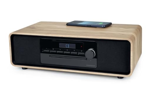 Imagen principal de Micro-chaîne Bluetooth - THOMSON - Noir - Radio FM/CD/MP3/USB/Inducti