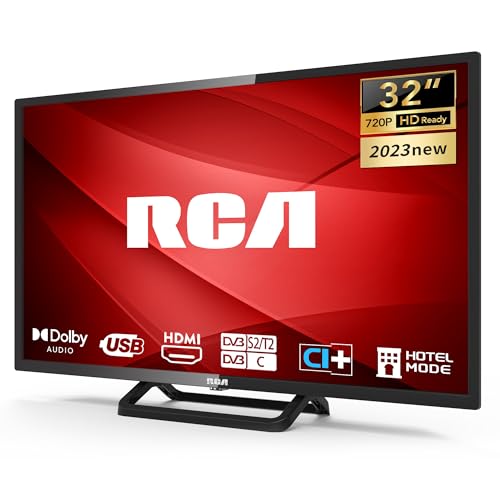 Imagen principal de RCA TV 32 Pulgadas LED HD Ready Peana Central Televisión con Triple S