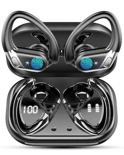 Imagen principal de Auriculares Inalambricos Bluetooth Deportivos, 2024 Auriculares Blueto