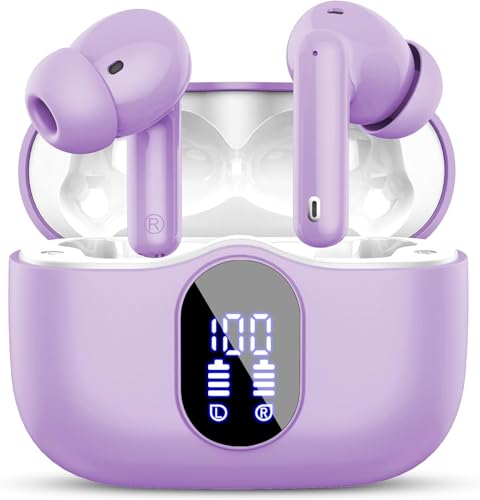 Imagen principal de Auriculares Inalámbricos, Bluetooth 5.3 con HD Micrófono HiFi Estér
