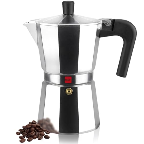 Imagen principal de MAGEFESA Kenia - Cafetera Italiana 6 Tazas, Aluminio Esmaltado, Manejo