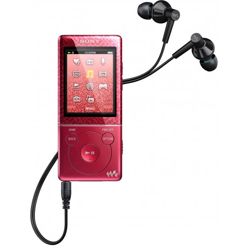 Imagen principal de Sony NWZE474R.9CEW - Reproductor de mp3 y vídeo Walkman de 8 GB, colo