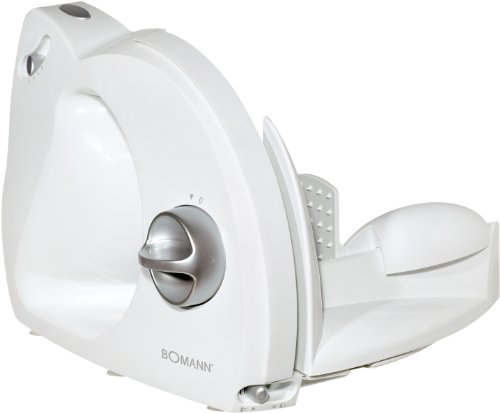 Imagen principal de Bomann AS 432 CB Cortafiambres, Corte Ajustable, 180 W, Color Blanco