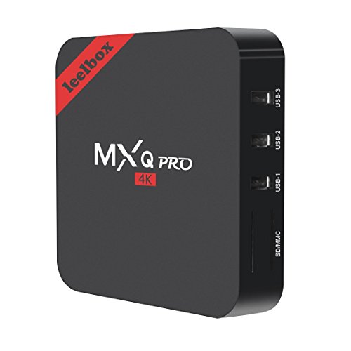 Imagen principal de Leelbox MXQ Pro - Android TV Caja (64 bits, 2K & 4K, HDMI, 2.0 Quad Co