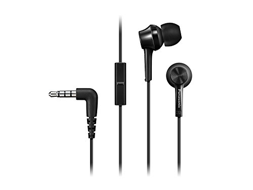 Imagen principal de Panasonic RP-TCM105E-K - Auriculares con micrófono, color negro (Vers