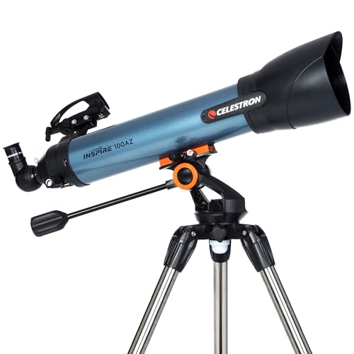 Imagen principal de Celestron 22403 Inspire 100AZ Refractor Telescope with Built-In Smartp