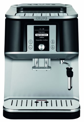 Imagen principal de Krups EA8320 - Máquina de café expreso, color plateado y negro
