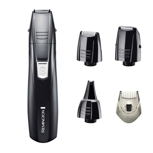 Imagen principal de Remington Grooming Kit PG180 - Set Máquina de Afeitar, 3 Cabezales y 