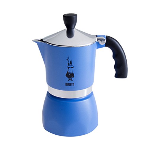 Imagen principal de Bialetti Fiammetta- Cafetera italiana, 3 tazas, Azul