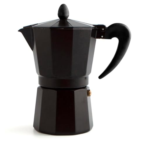 Imagen principal de Quid Black Coffee Cafetera Alumunio 12 Tazas Negro