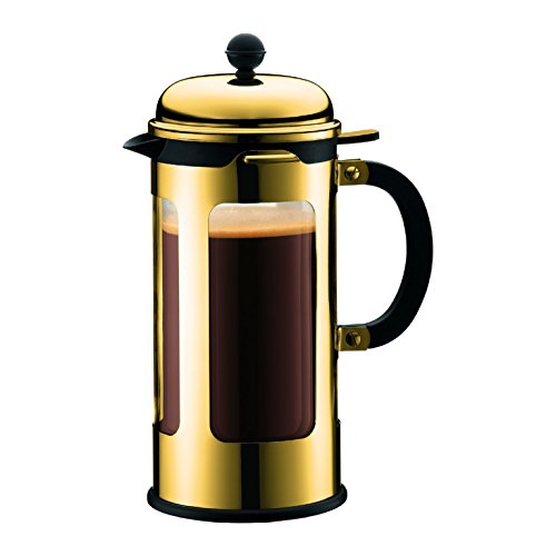 Imagen principal de Bodum Chambord 11053-17 - Cafetera (8 tazas, 1 L), color dorado
