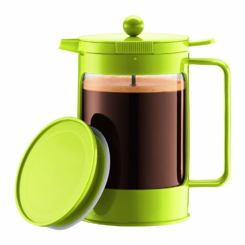 Imagen principal de Bodum Bean Set - Cafetera de pistón (1,5 l), Color Verde