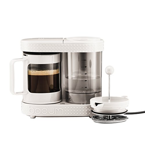 Imagen principal de Bodum 11462-913EURO Cafetera eléctrica, 4 Tazas, 0,5 l, 550 W, Blanco