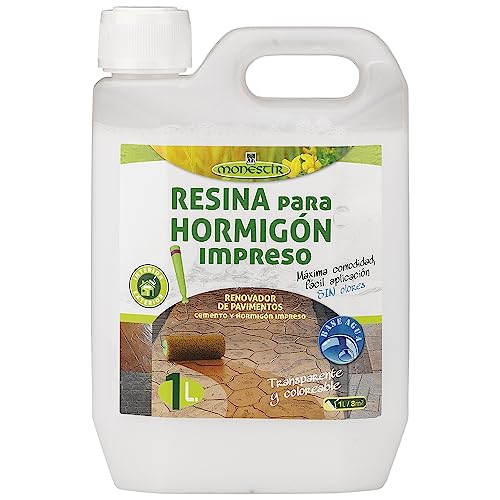 Imagen principal de Monestir RESINA HORMIGON IMPRESO (Fórm. Agua) - 1L MONESTIR