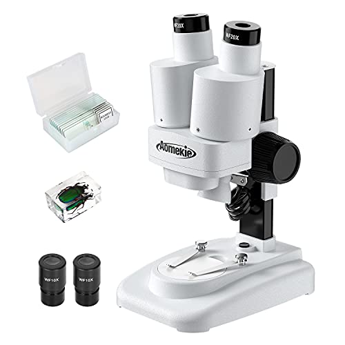 Imagen principal de Aomekie Microscopio Estereo 20X & 40X Microscopio Binoculare de Aument