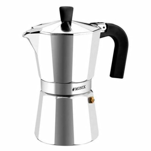 Imagen principal de Monix M620009 Vitro Express | Cafetera de Aluminio 9 Tazas, Apta para 