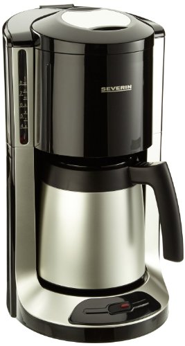 Imagen principal de Severin 4160 - Cafetera de goteo (isotérmica, 1000 W, 1 L), color neg
