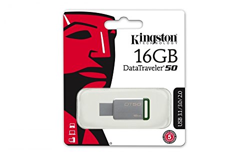 Imagen principal de Kingston DT50/16GB Llave Usb, 16 Gb, Verde