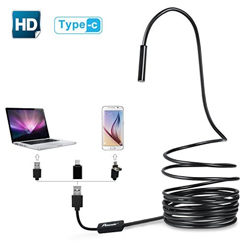 Imagen principal de Cámara de Inspección, Depstech Endoscopio USB 2,0 Megapíxeles Imper