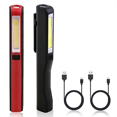 Imagen principal de flintronic Linterna Taller LED Recargable, 2Pcs Linterna De Trabajo 30