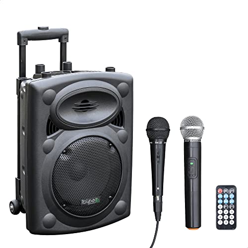 Imagen principal de Ibiza Sound PORT8VHF-BT Sistema de sonido portátil y autónomo de 20 