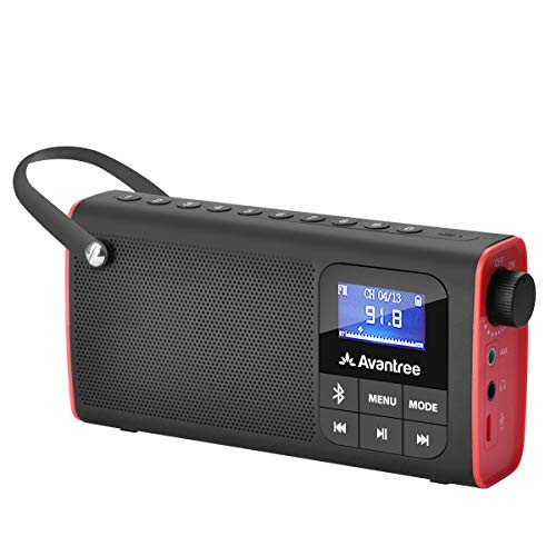 Imagen principal de Avantree 3 en 1 Radio FM Portátil con Altavoz Bluetooth y Reproductor