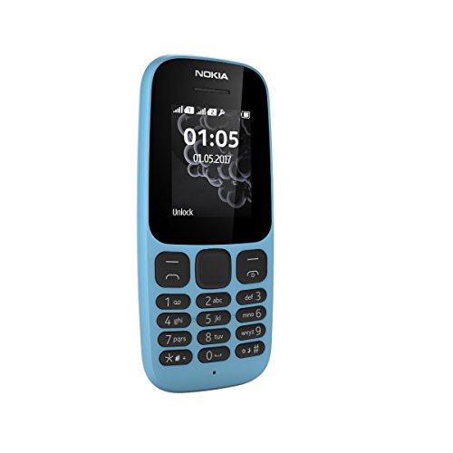 Imagen principal de Nokia 105 4,57 cm (1.8) 73 g Negro, Azul Característica del teléfono