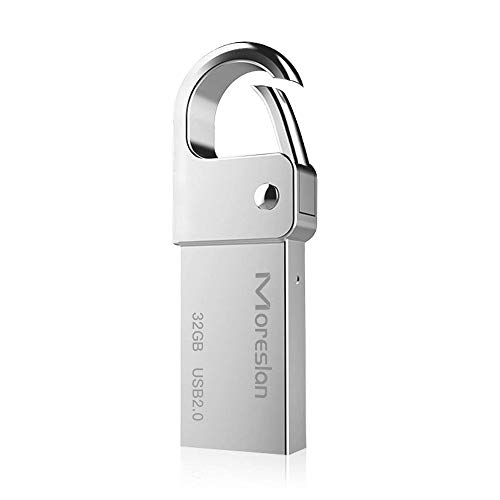 Imagen principal de Memoria USB 2.0 de 32 GB con clip USB Flash Drive de metal impermeable