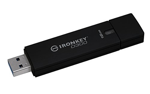 Imagen principal de Kingston IronKey D300 - Memoria cifrada USB 3.0 de 16 GB