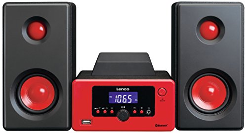 Imagen principal de Lenco MC-020 Home Audio Mini System 10W Negro, Rojo - Microcadena (Hom